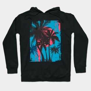 Colorful Beach Sunset Summer Design Hoodie